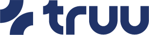 Truu blue logo and wordmark